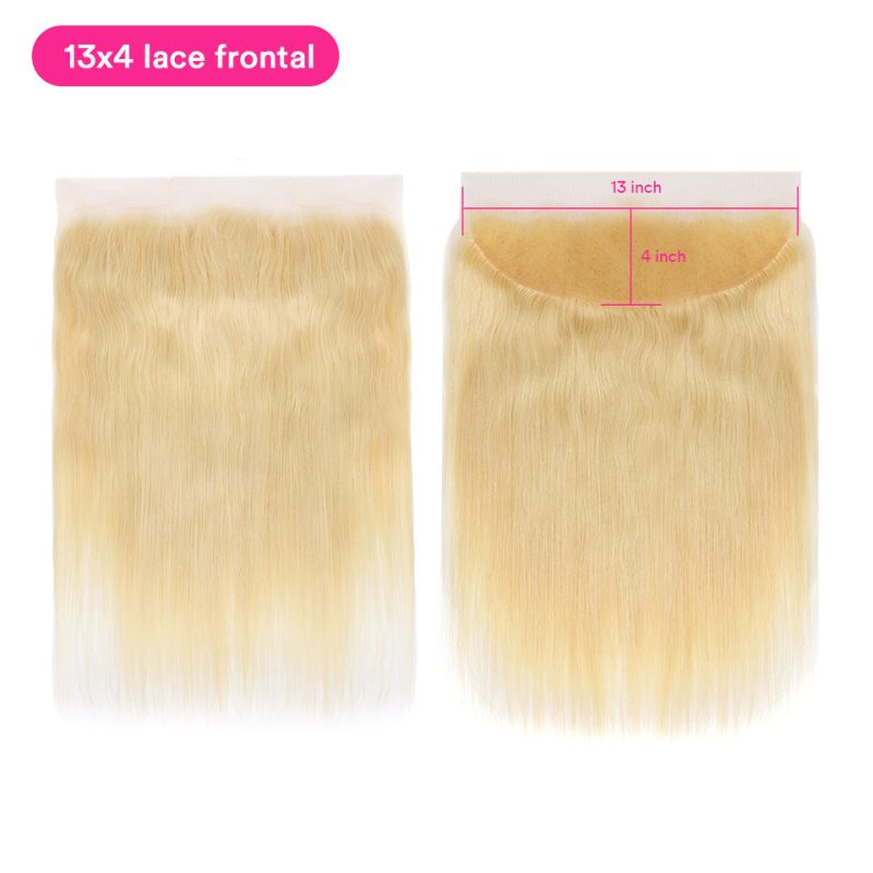 #613 Transparent Lace Closure Virgin Hair Natural Straight Lace Frontal Closure - 图片 9